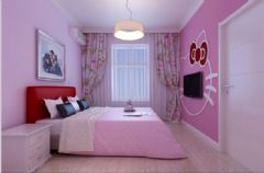 锦绣江南-二居室-86平米-装修设计东南亚卧室装修图片