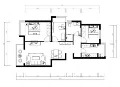 星湖城-二居室-90平米-装修设计现代其它装修图片