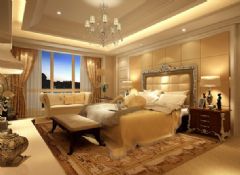国瑞雅仕园 -四居室-260平米-装修设计欧式卧室装修图片