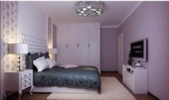 嘉悦华园 二居室-85.72平米-装修设计现代卧室装修图片