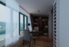 水岸星城一居室-58平米-装修设计现代玄关装修图片