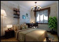 华强广场国际公馆 -三居室-150平米-装修设计欧式卧室装修图片