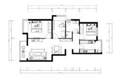 柏庄观邸-二居室-90平米-装修设计欧式其它装修图片