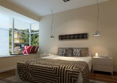 柏庄观邸-二居室-90平米-装修设计欧式卧室装修图片
