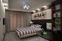 佳美花园-二居室-85平米-装修设计现代卧室装修图片
