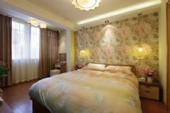 锦绣家园-一居室-60平米-装修设计现代卧室装修图片