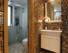 锦绣家园-一居室-60平米-装修设计现代卫生间装修图片