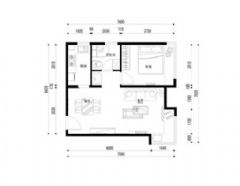 锦绣家园-一居室-60平米-装修设计现代其它装修图片
