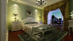 佳美花园二居室-85平米-装修设计欧式卧室装修图片