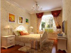 利华锦绣家园-三居室-120平米-装修设计古典卧室装修图片