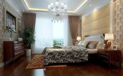 锦绣家园-三居室-140平米-装修设计现代卧室装修图片