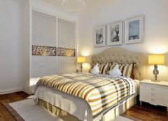 望江苑-三居室-89平米-装修设计现代卧室装修图片