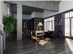 海亮御俯-三居室-228平米-装修设计现代书房装修图片