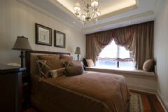 天瑞名城-三居室-139平米-装修设计欧式卧室装修图片