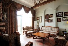 香江明珠中式客厅装修图片