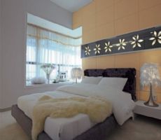 怡警花园-二居室-81平米-装修设计混搭卧室装修图片