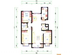 城南 水韵江-三居室-124平米-装修设计现代其它装修图片