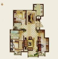 高家巷小区-三居室-100平米-装修设计欧式其它装修图片