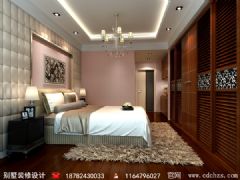 华润凤凰城现代卧室装修图片