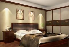 中式古典的城市空间中式卧室装修图片