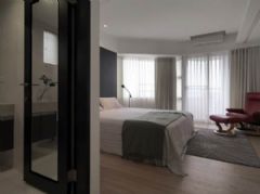 135平北欧时尚公寓欧式卧室装修图片