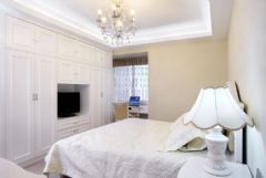 139平米欧式装修设计三居室欧式卧室装修图片