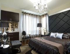 欧美风情二居室装修设计欧式卧室装修图片