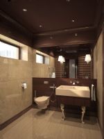中式古典93平米装修设计古典卫生间装修图片