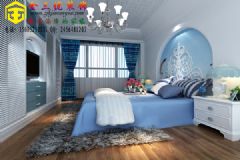 8万打造105平米地中海浪漫温馨您的家地中海卧室装修图片