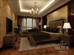 中国会馆欧式卧室装修图片