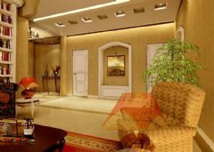 中海九号公馆-别墅-420平米-装修设计混搭客厅装修图片