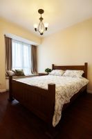 135平美式温馨公寓美式卧室装修图片