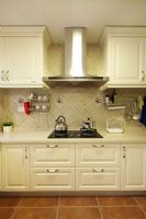 135平美式温馨公寓美式厨房装修图片