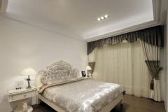 134平中式新古典低调奢华家中式卧室装修图片