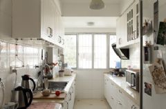 92平北欧搭两居温馨家欧式厨房装修图片