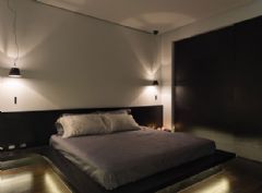 143平现代时尚公寓现代卧室装修图片