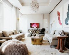 21款客厅设计案例打造温馨清爽美式家居美式客厅装修图片