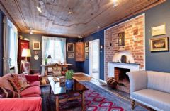 瑞典乡村风格公寓 复古158平米温暖住宅古典客厅装修图片