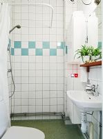 户型大变身 48平简洁单身公寓 巧妙运用空间变大户型简约卫生间装修图片