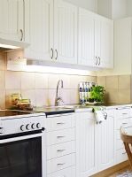 户型大变身 48平简洁单身公寓 巧妙运用空间变大户型简约厨房装修图片