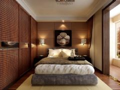 150平现代简欧混搭家 简约雅致的格调欧式卧室装修图片