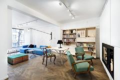 舒适温馨的现代生活空间 索菲亚老旧公寓改造现代客厅装修图片