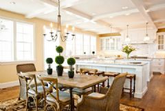 魅力十足的室内装饰 宽敞大气的别墅设计现代餐厅装修图片