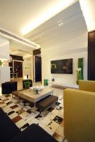 时尚浪漫两居室 温馨有艺术感的空间现代客厅装修图片