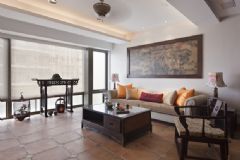 别具中国味的中式古典风格三居室中式客厅装修图片