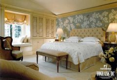 成都尚层装饰中粮御岭湾的的欧式混搭别墅欧式卧室装修图片