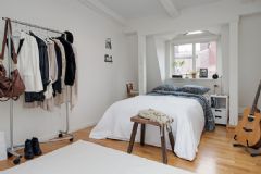 有活力的阁楼公寓 时尚温馨69平米空间现代卧室装修图片
