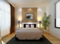 现代简约三口之家 畅快明亮的空间现代简约卧室装修图片