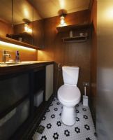 53平米轻工业铁件风公寓 有个性的小屋现代卫生间装修图片