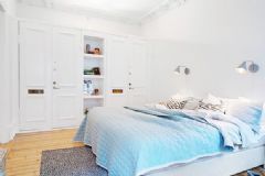 斯堪的纳维亚风格 111平复古一居公寓古典卧室装修图片